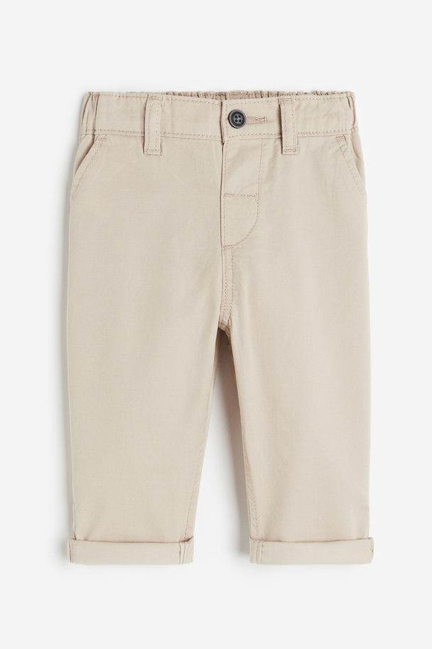 H&M Baumwollchino Beige