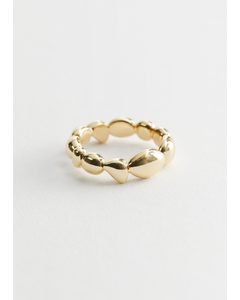 Droplet Gold Ring Gold
