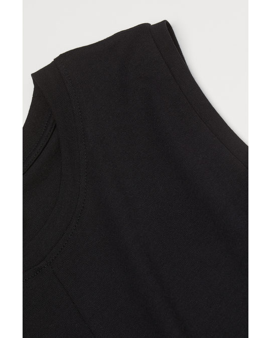 H&M Modal-blend Dress Black