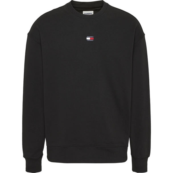 TOMMY JEANS Tommy Jeans Relax Badge Crew Sweater Zwart