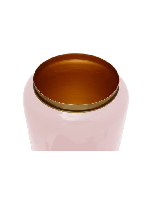 360Living Vase Art Deco 425 Powder Pink / Gold