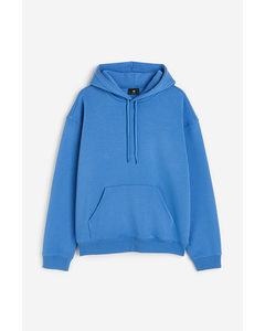 Hoodie in Loose Fit Blau