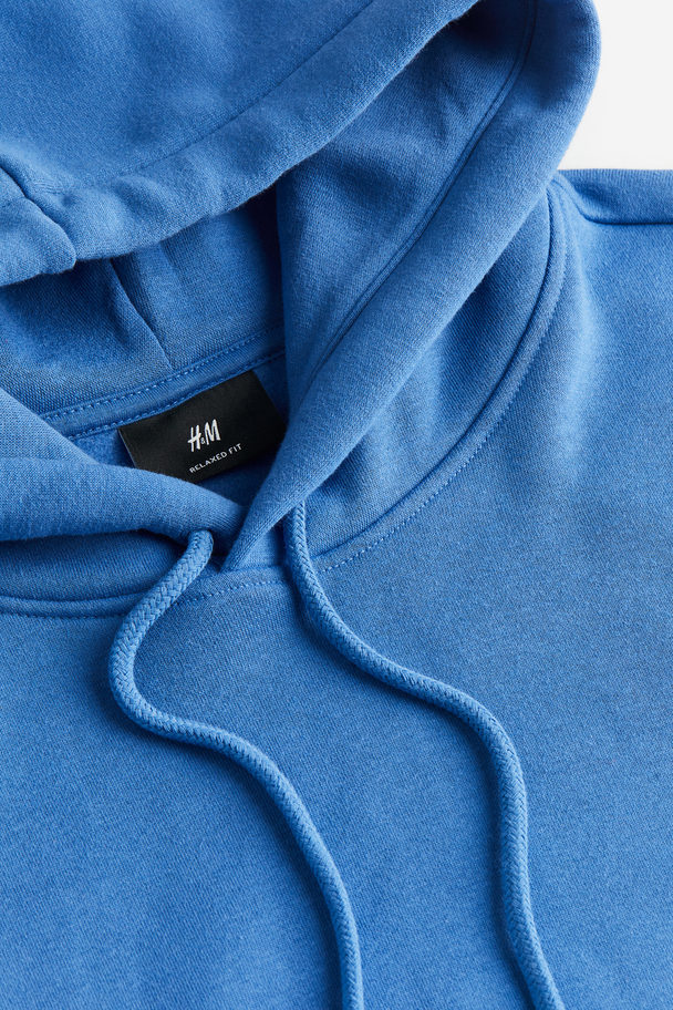 H&M Hoodie in Loose Fit Blau