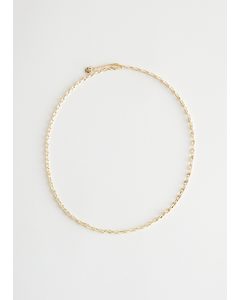 Buckle Chain Necklace Gold-coloured
