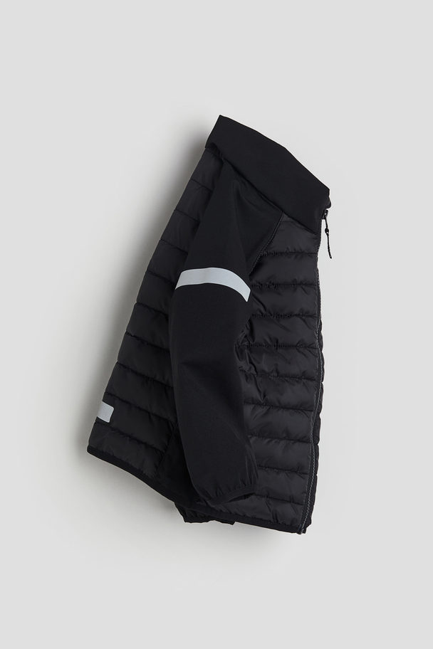 H&M Wasserabweisende Hybridjacke Schwarz