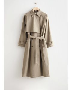 Relaxed Trench Coat Mole