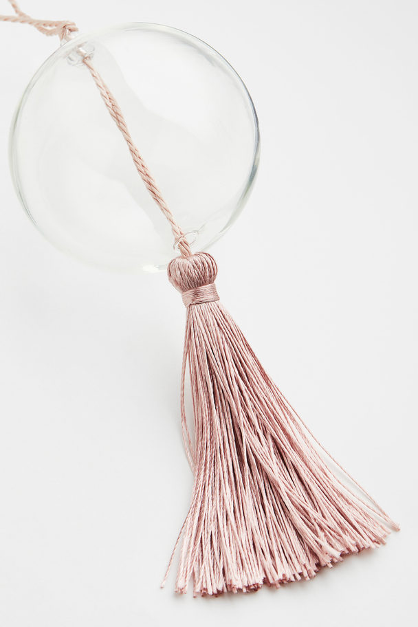 H&M HOME Christmas Tree Bauble Light Pink