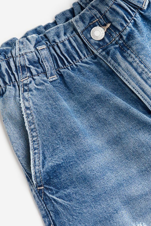 H&M Relaxed Fit Jeans Denimblau