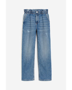 Relaxed Fit Jeans Denimblauw