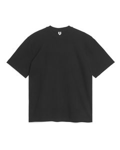 Bouclé Jersey T-shirt Washed Black