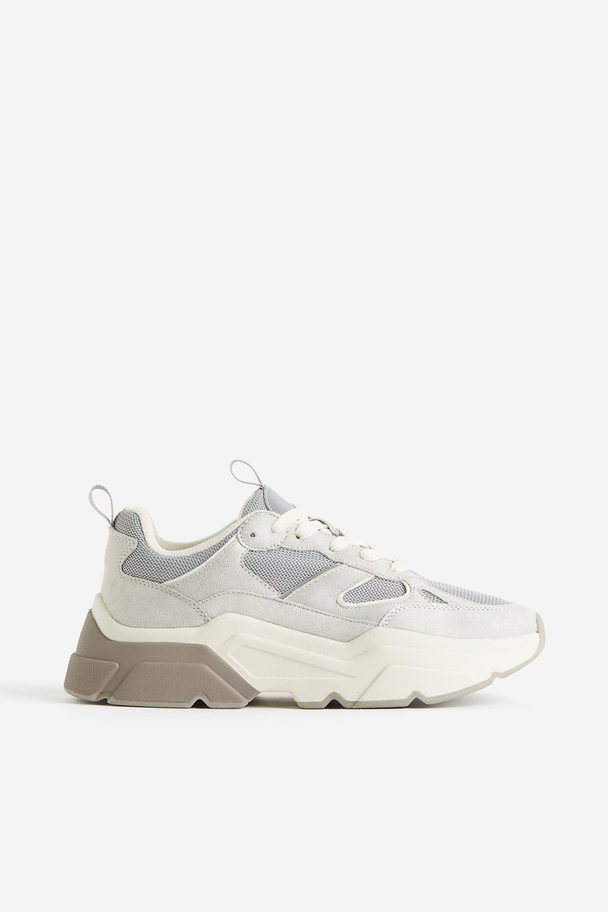 H&M Chunky Sneakers Lichtgrijs