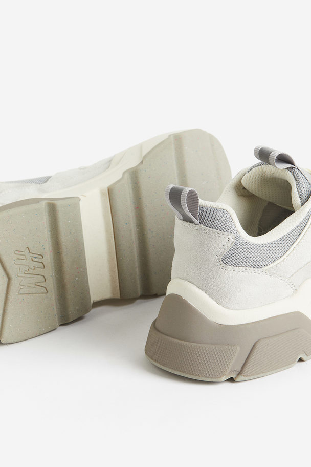 H&M Chunky Trainers Light Grey