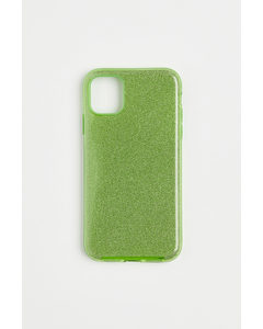 Glittery Iphone Case Green