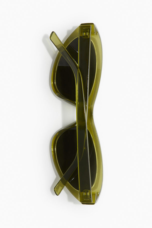 H&M Cat Eye-solbriller Kakigrønn