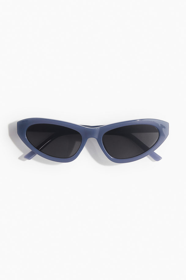 H&M Cat-Eye-Sonnenbrille Blau