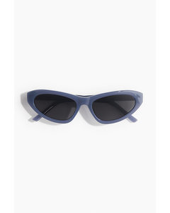 Cat-Eye-Sonnenbrille Blau