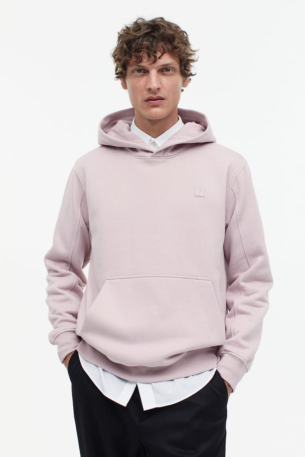 H&M Capuchonsweater Met Ruime Pasvorm Lichtroze