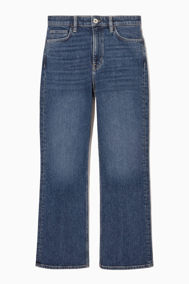 COS Kick-flare Ankle-length Jeans Dark Blue