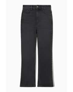 Kick-flare Ankle-length Jeans Black