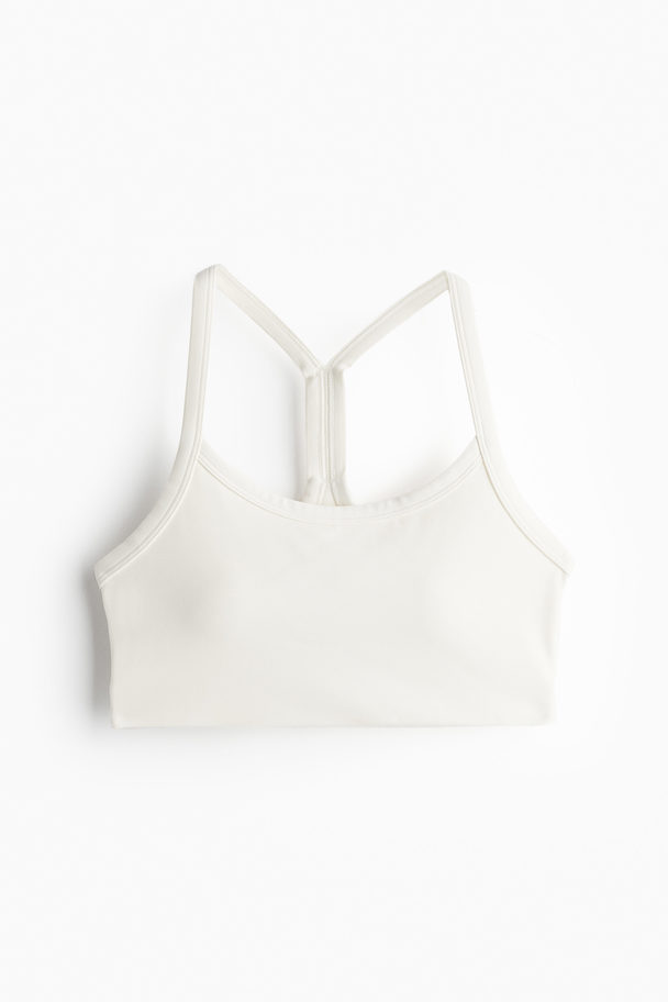 H&M DryMove™ Sport-BH Medium Support Weiß