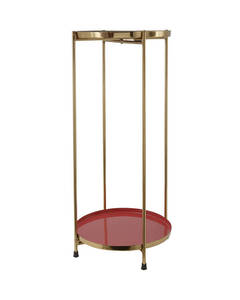 SideTable Art Deco 1025 taupe / coral
