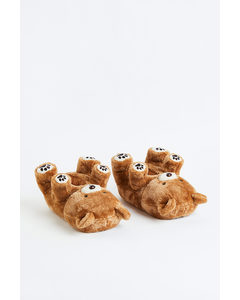Soft Slippers Brown