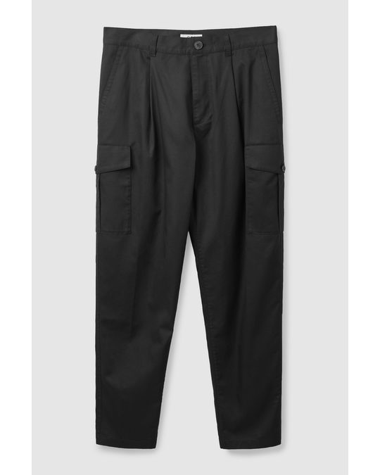 COS Regular-fit Utility Trousers Black