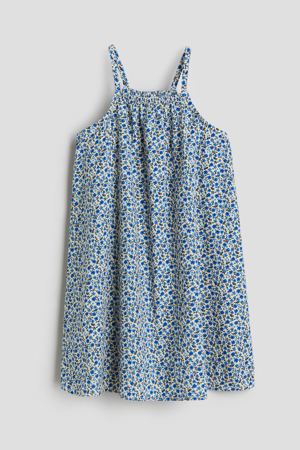 H&M Cotton Dress Blue/floral