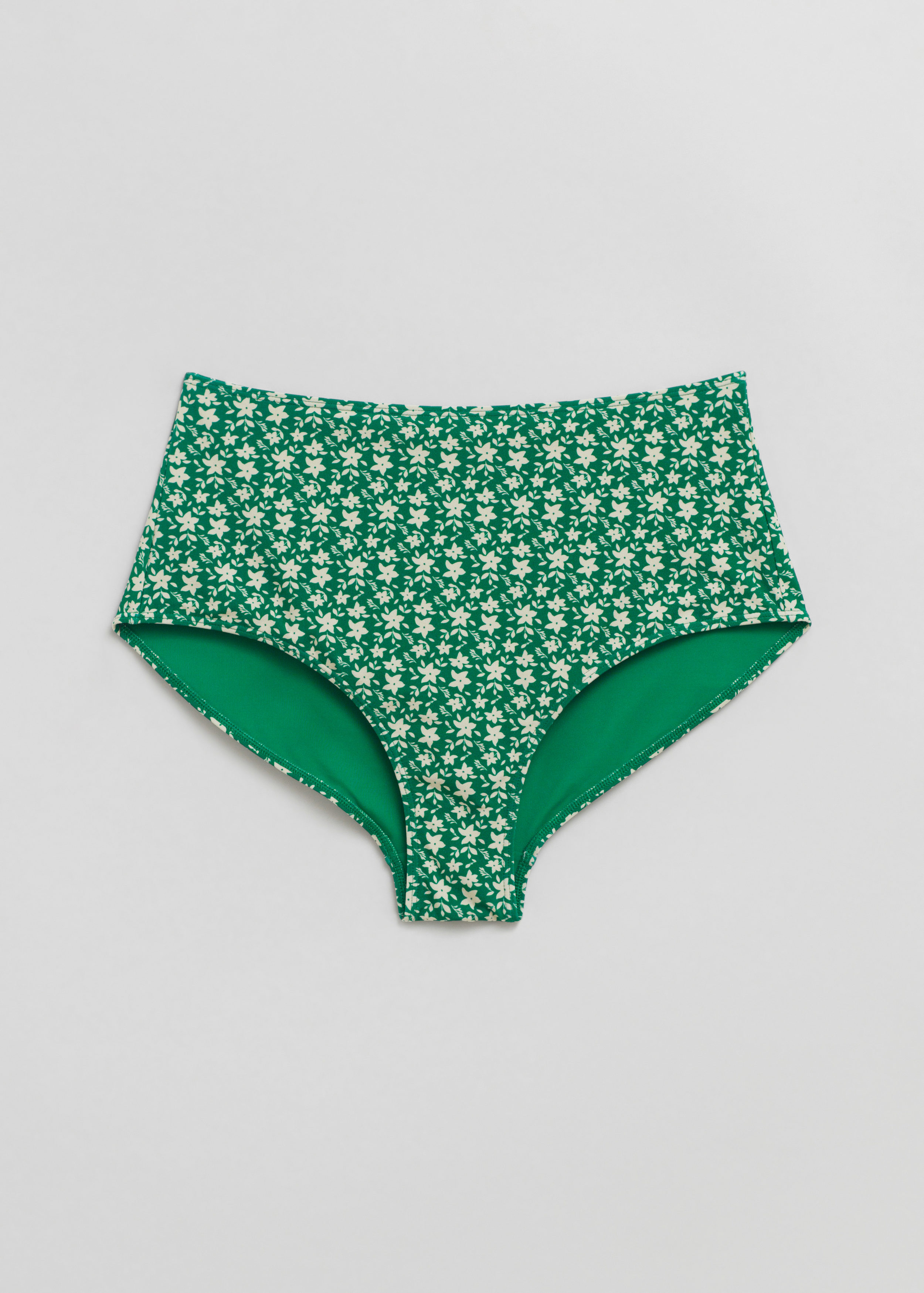 Billede af & Other Stories Højtaljede Bikinitrusser Smaragd, Bikini Underdele. Farve: Emerald I størrelse 36