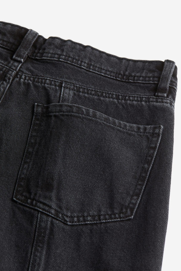 H&M Wide Regular Jeans Black