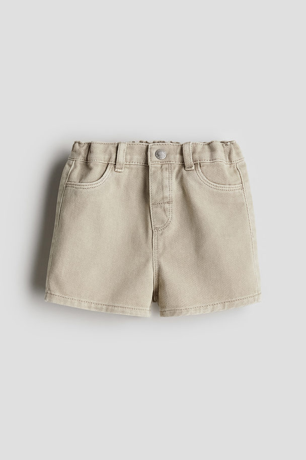 H&M Denim Shorts Beige