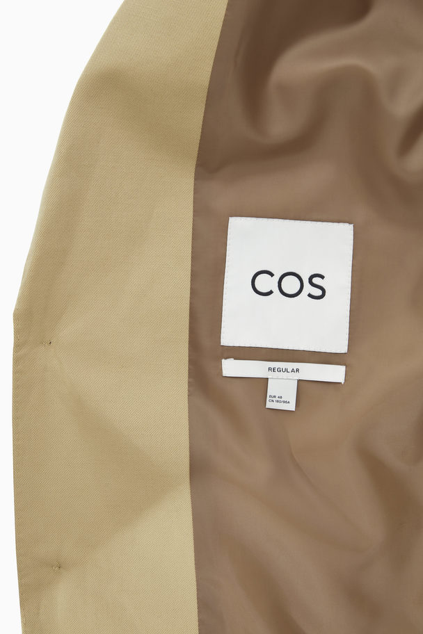 COS Linen And Cotton-blend Blazer Beige
