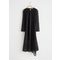 Cut-out Lace Midi Dress Black