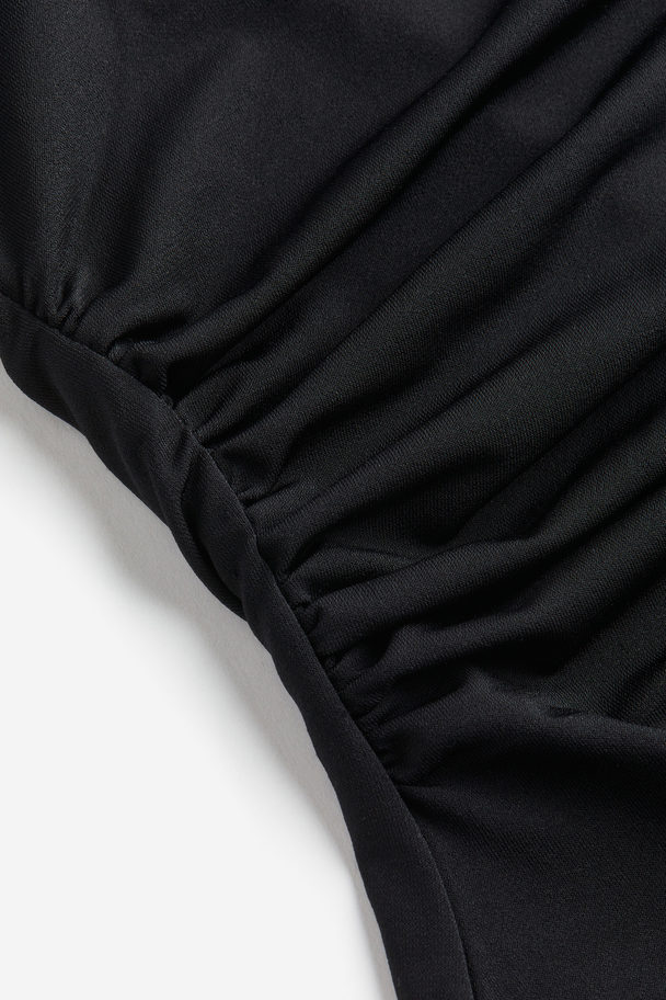 H&M Twist-detail Vest Top Black