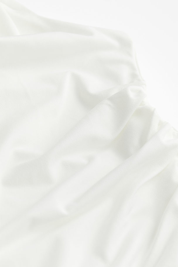 H&M Twist-detail Vest Top White
