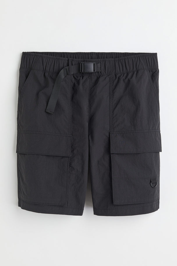 H&M Cargo Shorts Black