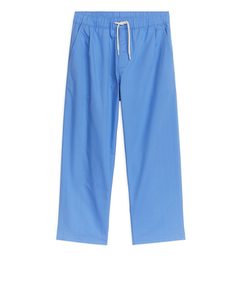 Loose-fit Trousers Light Blue