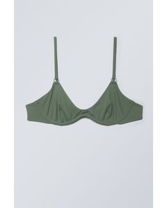 Wire Bikini Top Sage Green