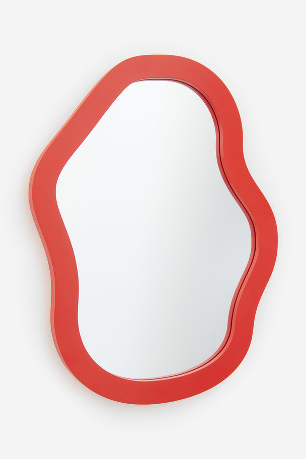 H&M HOME Shatterproof Kids' Wall Mirror Bright Red