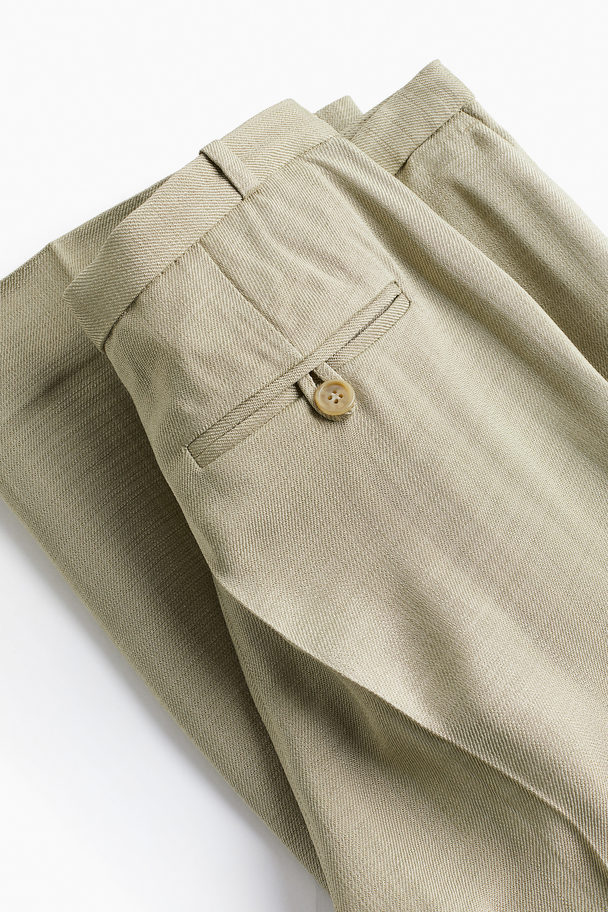 H&M Elegante Hose aus Viskose Beige