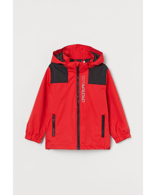 H&M Water-repellent Jacket Red