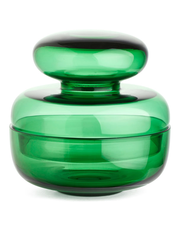 ARKET Glasbeholder 12 Cm Grøn