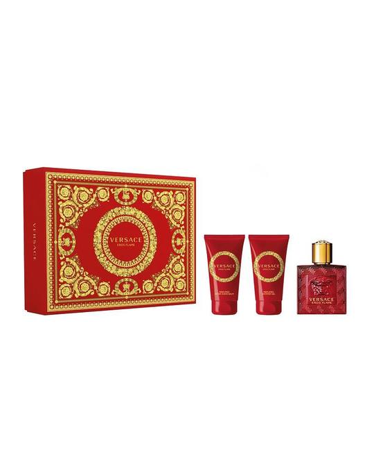 VERSACE Giftset Versace Eros Flame Edt 50ml + Shower Gel 50ml + After Shave Balm 50ml
