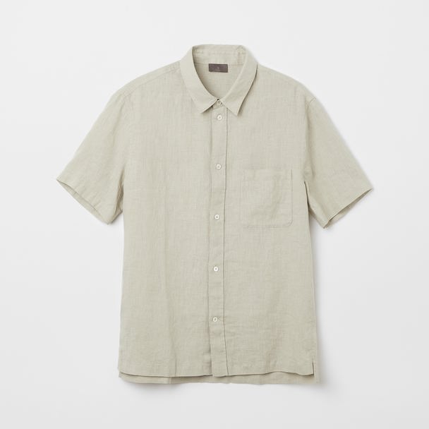 Singular Society Men's Linen Short Sleeve Shirt