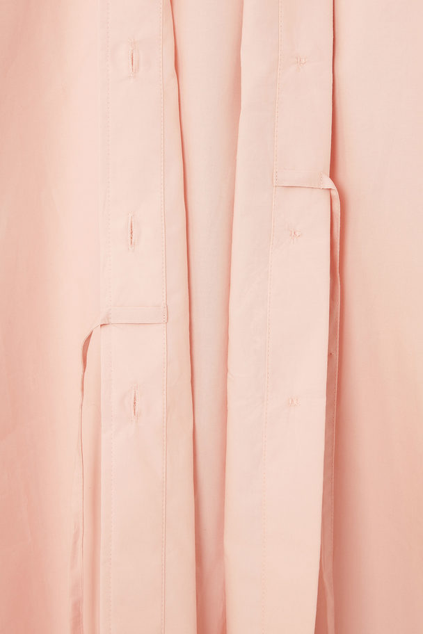 COS Oversized Wrap Shirt Pink
