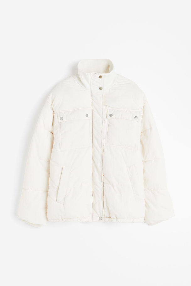 H&M Puffer Jacket White