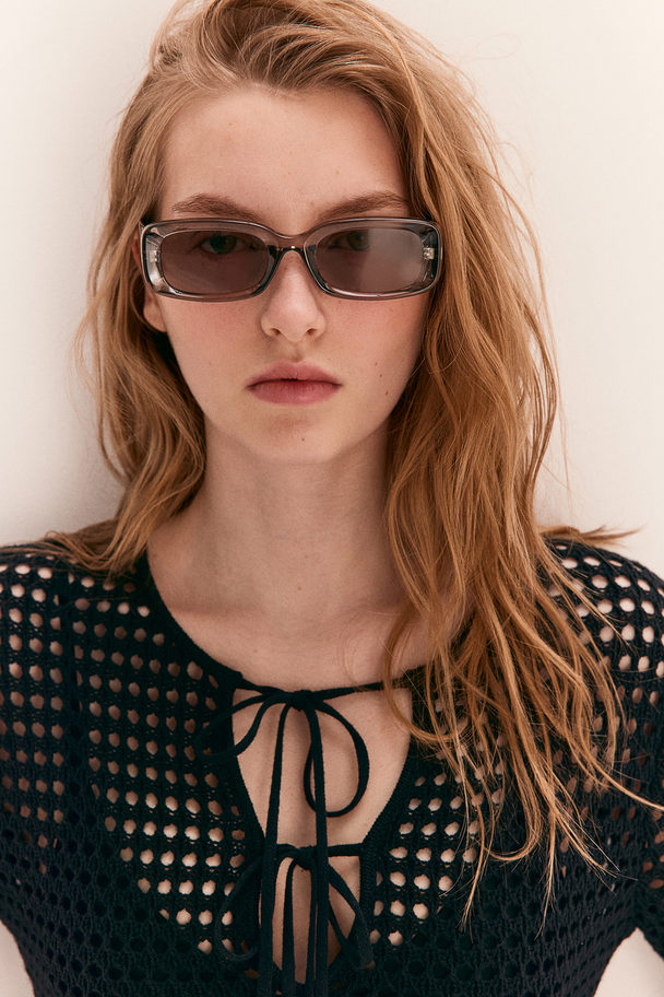 H&M Rectangular Sunglasses Light Greige
