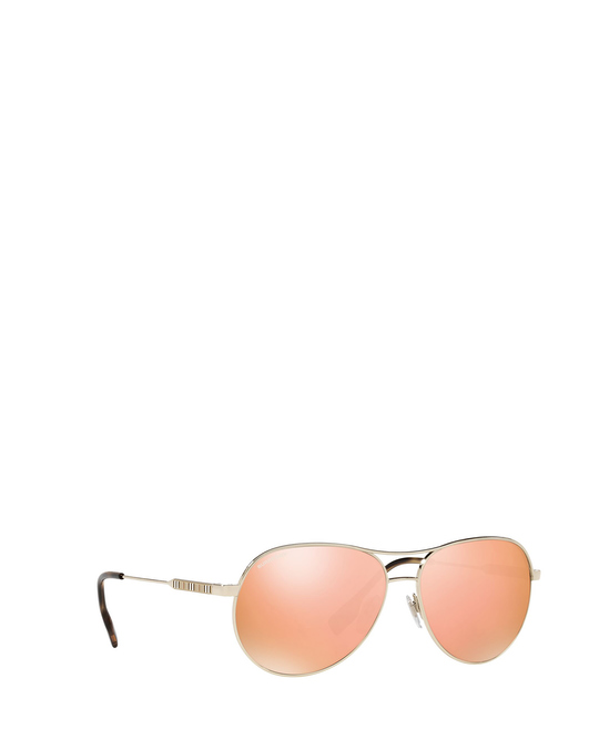 Burberry Be3122 Light Gold Sunglasses
