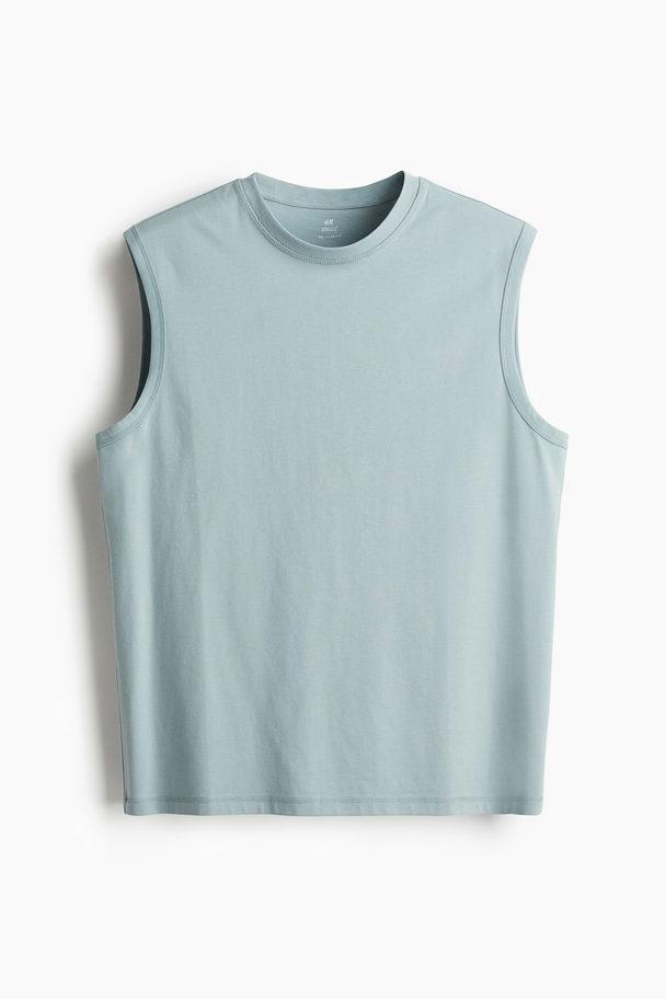 H&M COOLMAX® Tanktop in Regular Fit Helltürkis