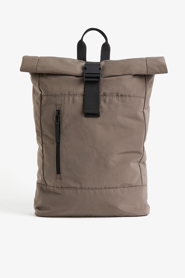 H&M Water-repellent Sports Backpack Dark Beige